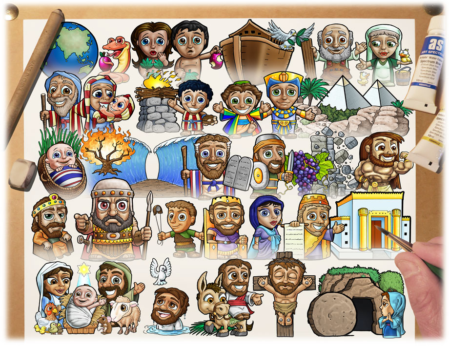 character and mascot illustrations by Ian Coate