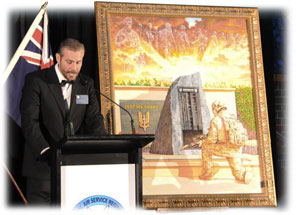 Ian Coate Australian Military Artist Speach